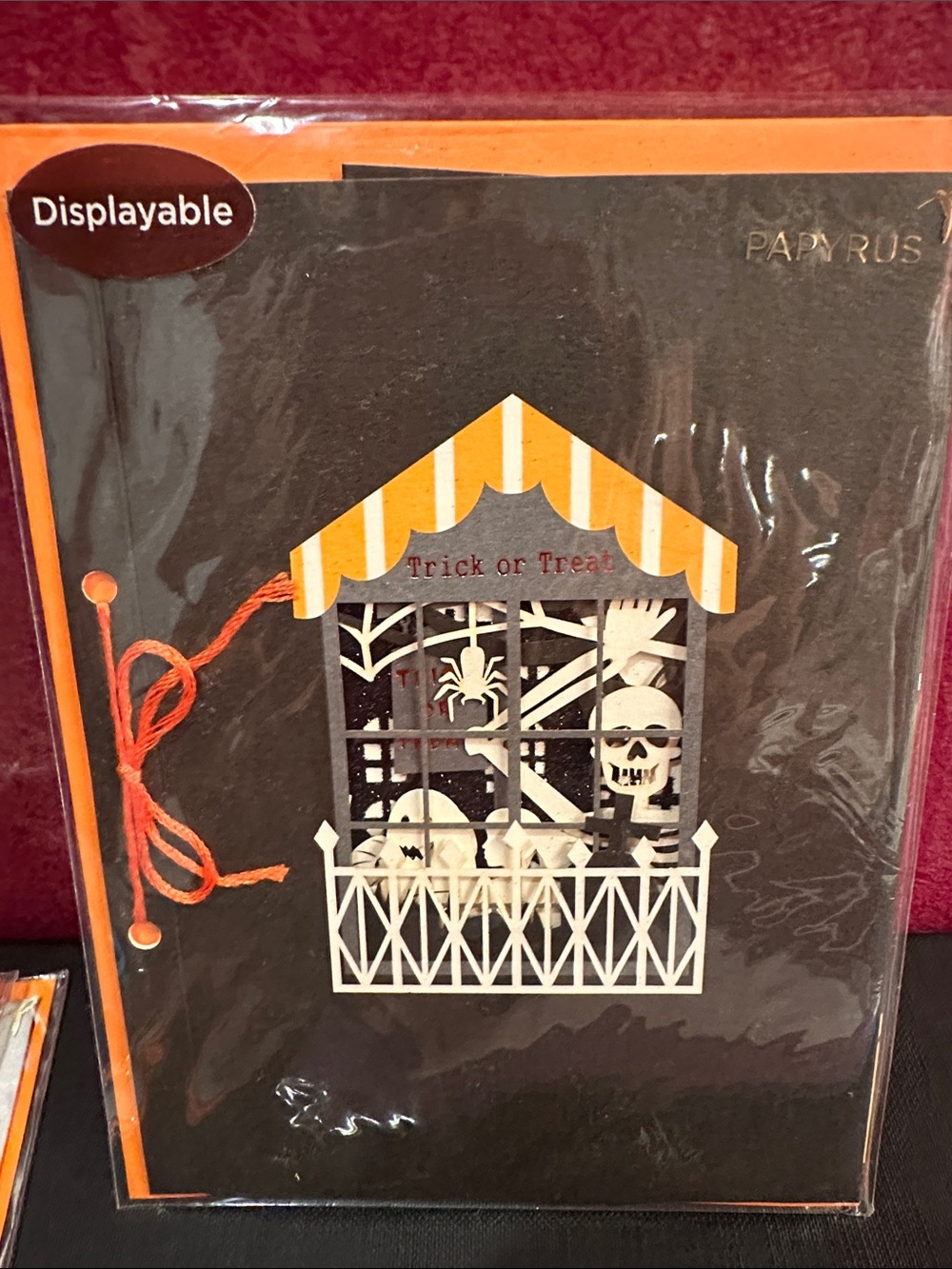 PAPYRUS Halloween Party Decorations cards set– Orange and Black - Picture 5 of 7